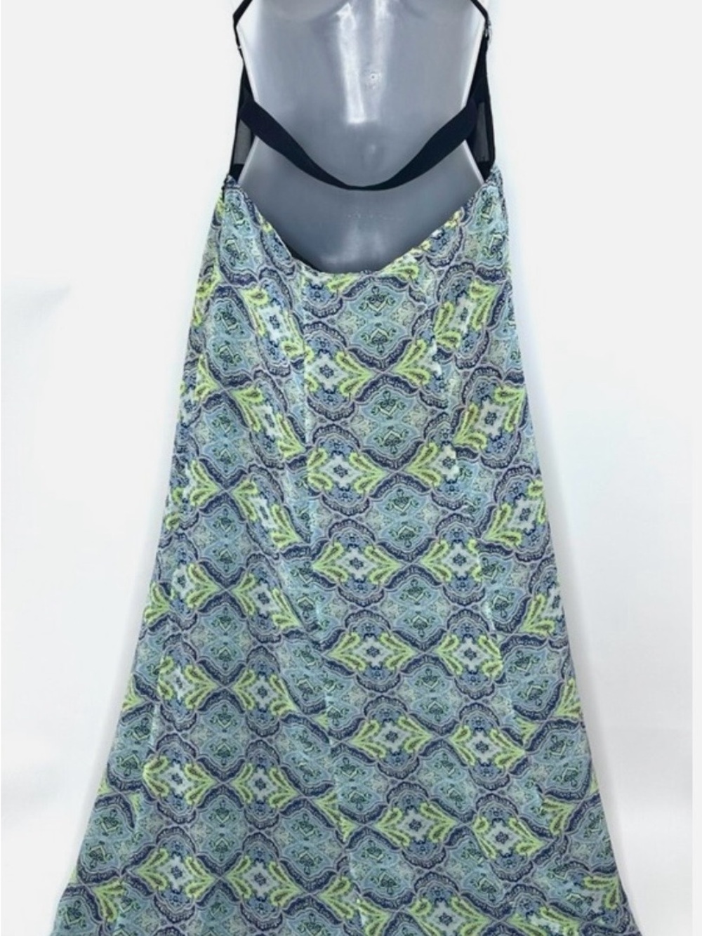 VTG Victoria's Secret Boho Paisley Halter Open
Back Maxi Dress Sz 4 - Picture 2 of 8